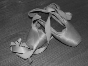 Ballet Shoe art – or an obsession with pointe shoes